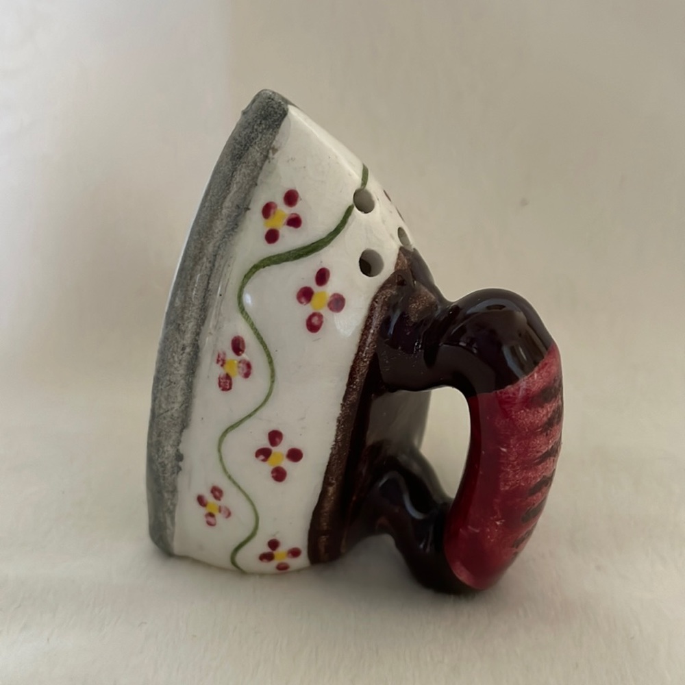 Vintage 'Iron' Ceramic Salt Shaker (Japan)